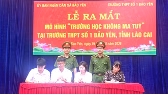 Xã Bảo Yên ra mắt mô hình “Trường học không ma túy”