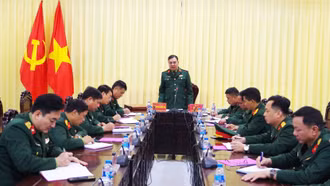 Bộ Tư lệnh Quân khu 2 kiểm tra công tác sẵn sàng chiến đấu tại Bộ Chỉ huy Quân sự tỉnh