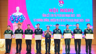Bộ CHQS tỉnh tổng kết công tác đoàn và phong trào thanh niên giai đoạn 2022 - 2025