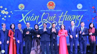 Thủ tướng Phạm Minh Chính và Phu nhân dự Chương trình Xuân Quê hương và chúc Tết cộng đồng người Việt tại Czech