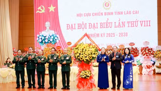 Hội Cựu chiến binh Lào Cai thống nhất 2 nhiệm vụ đột phá, 6 nhiệm vụ trọng tâm