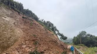 Xã Mỏ Vàng chủ động ứng phó, khắc phục ảnh hưởng do mưa lớn kéo dài