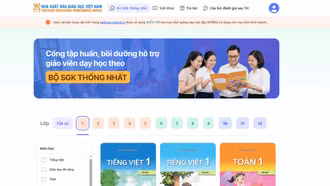7 bước truy cập, sử dụng sách giáo khoa điện tử của Nhà xuất bản Giáo dục Việt Nam