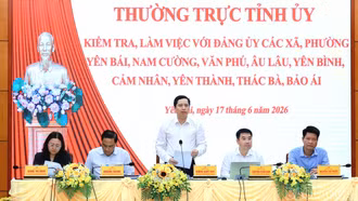 Phường Yên Bái phải phát huy vai trò trung tâm, động lực dẫn dắt phát triển của khu vực