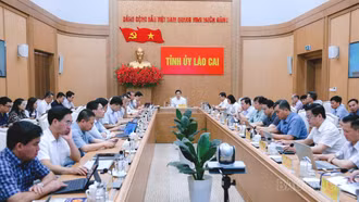 Lào Cai dự phiên họp chuyên đề của Ban Chỉ đạo Chính phủ về thực hiện Nghị quyết số 57-NQ/TW