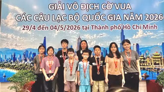 Lào Cai giành huy chương Vàng tại Giải Vô địch cờ vua các câu lạc bộ quốc gia năm 2026
