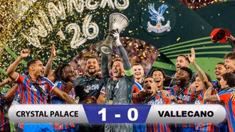 Crystal Palace vô địch Conference League 2025/26