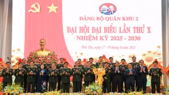 Thư của Đại hội đại biểu Đảng bộ Quân khu 2 lần thứ X, nhiệm kỳ 2025 - 2030