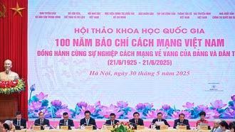 Báo chí cách mạng Việt Nam trong 100 năm đồng hành cùng sự nghiệp vẻ vang của Đảng và dân tộc