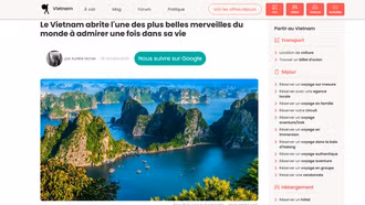 Routard ca ngợi vịnh Hạ Long là một trong những kỳ quan đẹp nhất thế giới