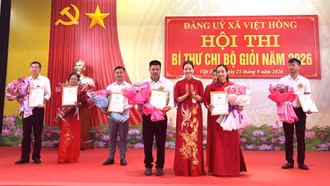 Các địa phương trong tỉnh tổ chức Hội thi Bí thư chi bộ giỏi năm 2026