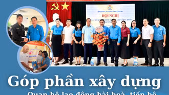 Góp phần xây dựng quan hệ lao động hài hòa, tiến bộ