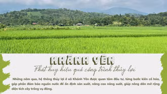 Khánh Yên phát huy hiệu quả công trình thủy lợi