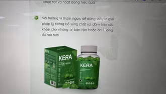 Sản phẩm kẹo rau củ Kera có một loại chất tạo ngọt không ghi trên nhãn, đã đề nghị xử lý
