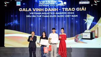 Gala vinh danh và trao giải Vietnam Aquatics Awards 2024