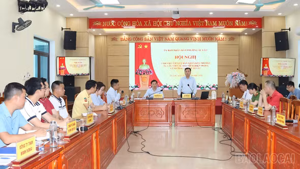 Phường Âu Lâu tháo gỡ khó khăn cho các doanh nghiệp ở cụm Công nghiệp Âu Lâu