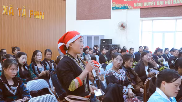 Hội Liên hiệp Phụ nữ tỉnh tổ chức đối thoại với hội viên phụ nữ xã Tả Phìn