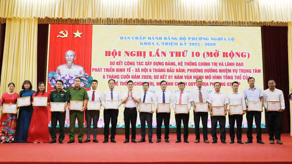 Phường Nghĩa Lộ và xã Phúc Khánh, Trấn Yên tổ chức thành công hội nghị Ban Chấp hành Đảng bộ (mở rộng)