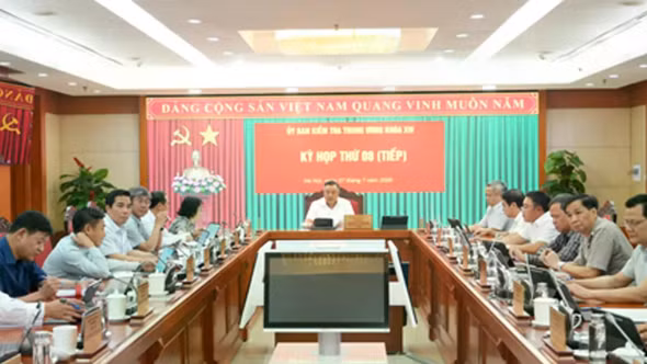 Thông cáo báo chí Kỳ họp thứ 10 của Ủy ban Kiểm tra Trung ương