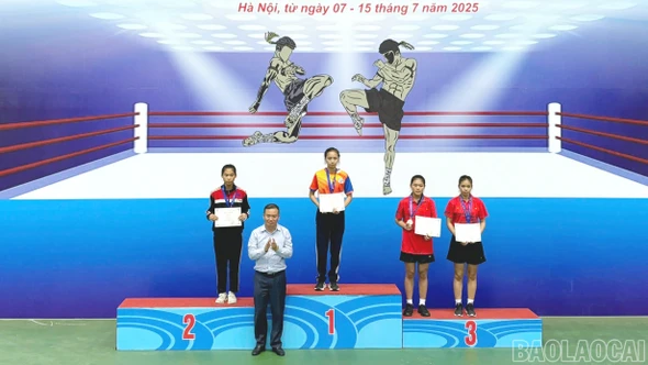 Lào Cai giành 4 huy chương tại Giải Vô địch Muay trẻ quốc gia năm 2025