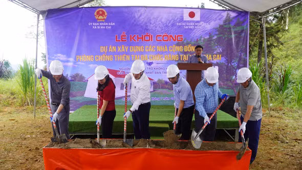 Si Ma Cai khởi công xây dựng nhà cộng đồng phòng, chống thiên tai đa chức năng tại thôn Quan Thần Sán