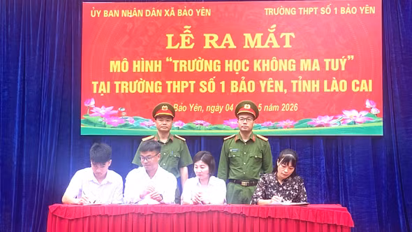Xã Bảo Yên ra mắt mô hình “Trường học không ma túy”