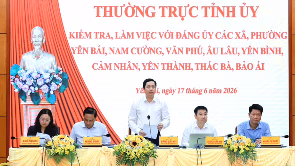 Phường Yên Bái phải phát huy vai trò trung tâm, động lực dẫn dắt phát triển của khu vực