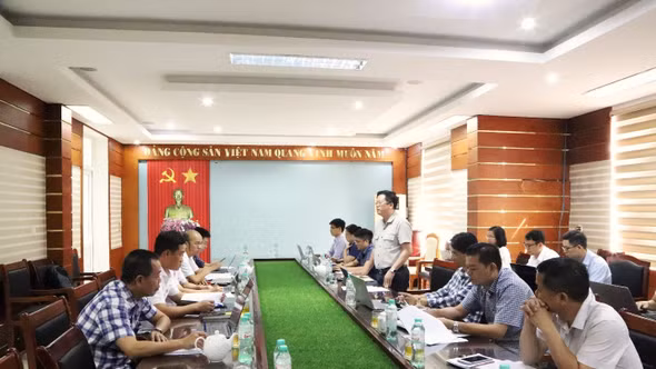 UBND xã Bát Xát làm việc với Tổng công ty Khoáng sản - TKV về tiến độ triển khai các dự án trên địa bàn