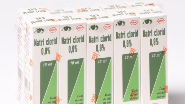 Thu hồi toàn quốc thuốc nhỏ mắt Natri clorid 0,9% của Pharmedic