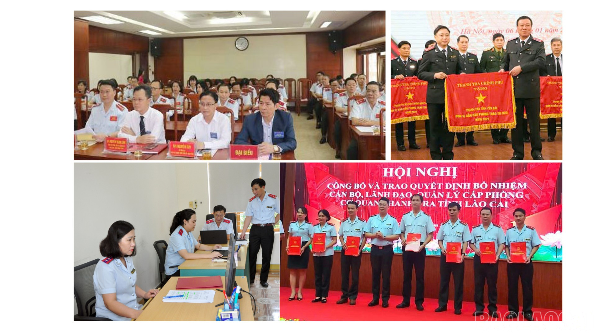 Đảng bộ Thanh tra tỉnh là một trong những đảng bộ tiêu biểu của Đảng bộ UBND tỉnh. baolaocai-br_218-trang-2-thay.png