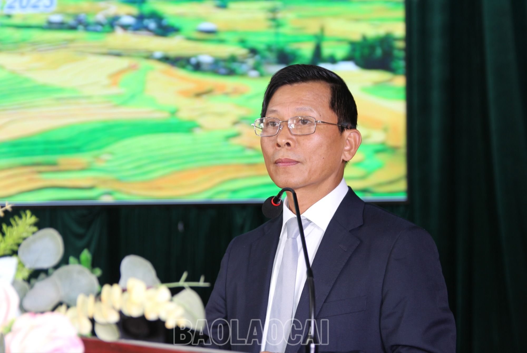 ông Hà Văn Thắng, Giám đốc Sở Du lịch phát biểu tại hội thi. 2-188-3015.jpg