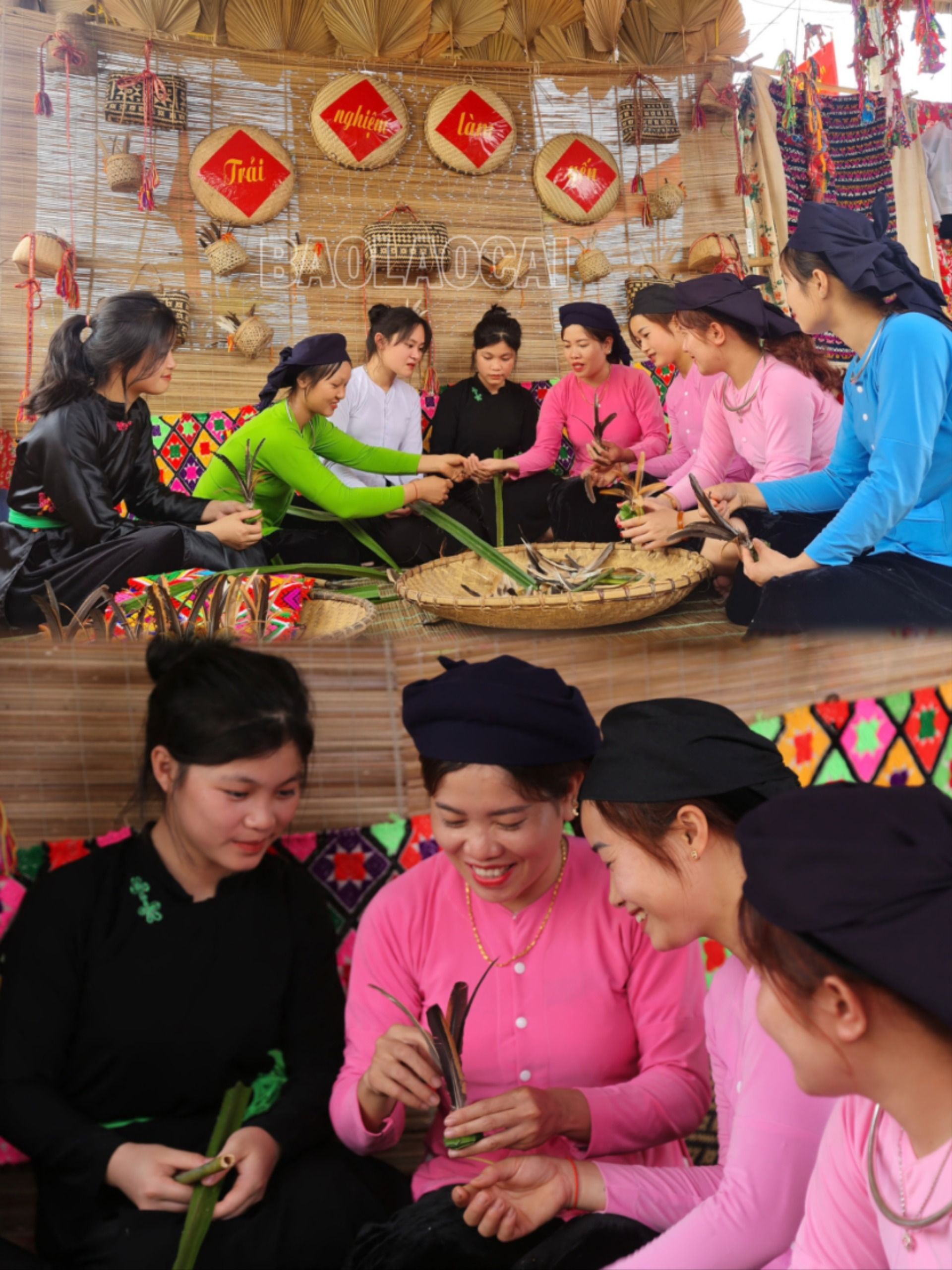 Trước kia, trò chơi đánh yến thường diễn ra các lễ hội mùa xuân. Giờ đây, để bảo tồn và phát huy giá trị văn hóa truyền thống, người Tày ở Nghĩa Đô đã tổ chức cho du khách trải nghiệm làm yến và chơi đánh yến trong các ngày hội của địa phương. yên thu (1).jpg