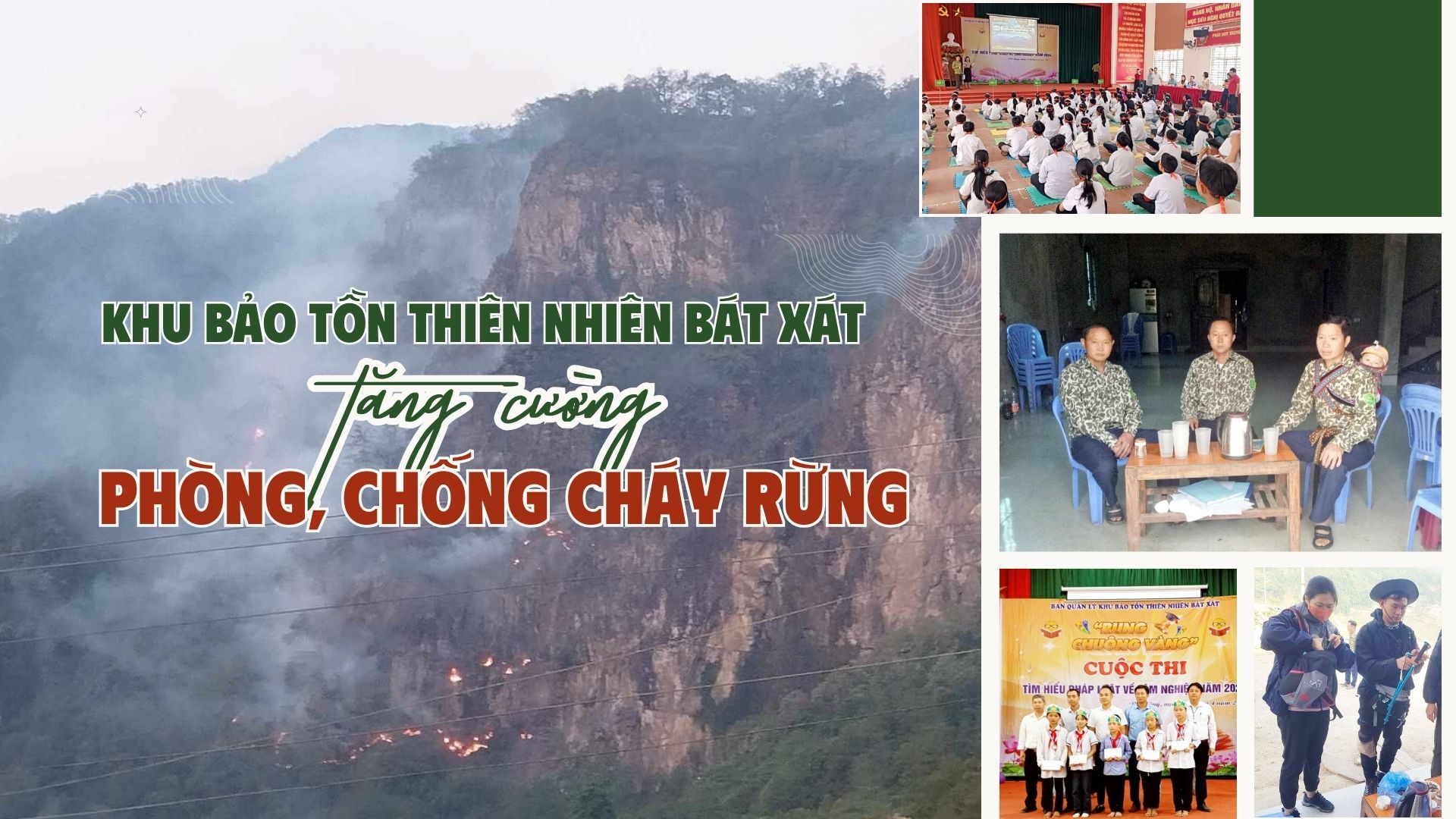 Khu Bảo tồn thiên nhiên Bát Xát tăng cường phòng, chống cháy rừng