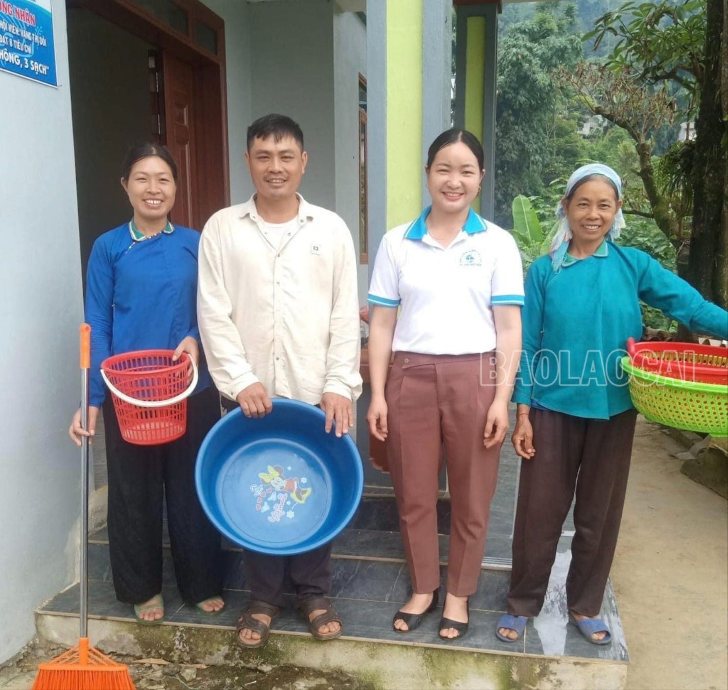Nhà hội viên đạt tiêu chí "5 không - 3 sạch" tại xã Lùng Khấu Nhin. (Ảnh: Hội Phụ nữ huyện Mường Khương) 8fbf98167d63d43d8d72.jpg