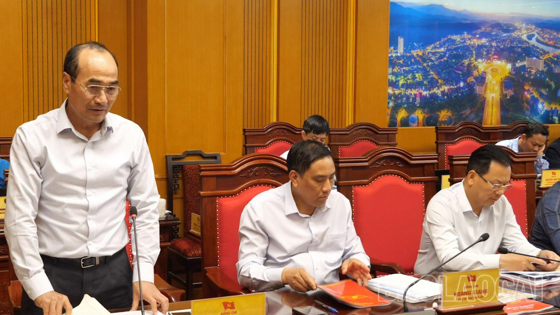 Phó Bí thư Thường trực Tỉnh ủy Vũ Xuân Cường phát biểu. fd2fc2a87620da7e8331.jpg