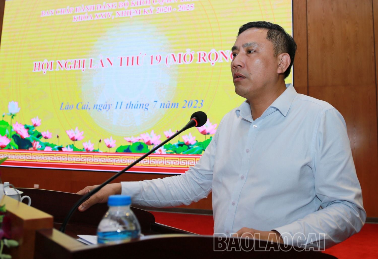 Phó Bí thư Tỉnh ủy Hoàng Giang phát biểu chỉ đạo hội nghị. k7.JPG