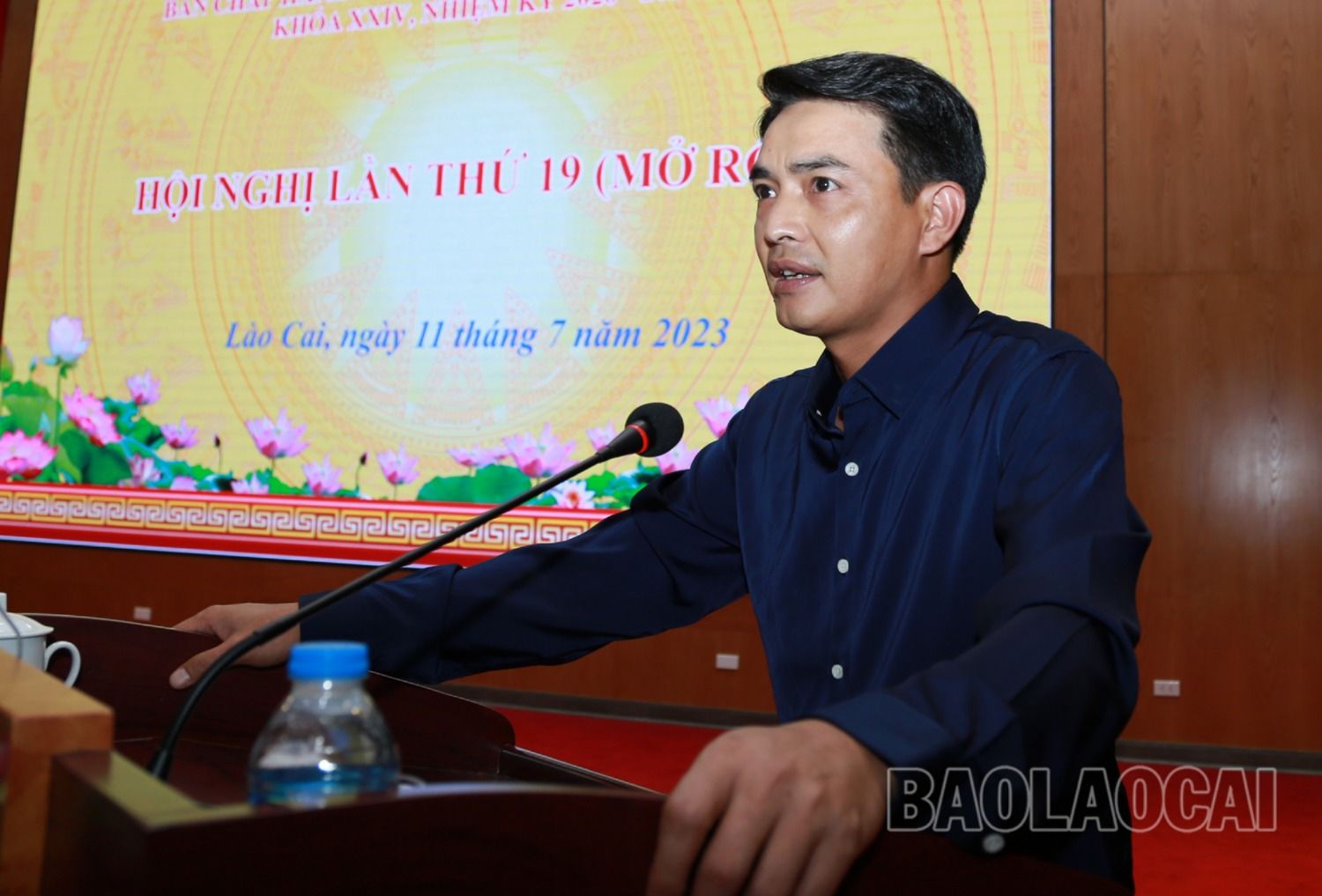 Đại biểu phát biểu tại hội nghị. k5.JPG