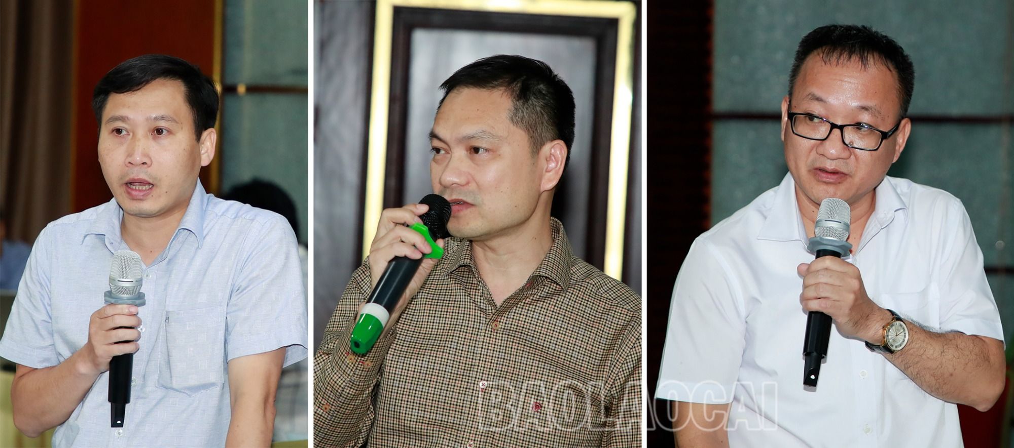 Đại diện các ngành, thành viên Đoàn giám sát nêu ý kiến tại buổi làm việc. gs7.jpg