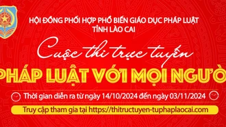 Triển khai cuộc thi trực tuyến Pháp luật với mọi người