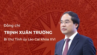 Tiểu sử tân Bí thư Tỉnh ủy Lào Cai Trịnh Xuân Trường