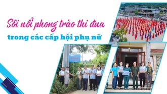 Sôi nổi phong trào thi đua trong các cấp hội phụ nữ