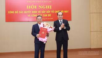 Giám đốc Sở Giao thông vận tải Nguyễn Quốc Huy được chỉ định giữ chức vụ Phó Bí thư Thành ủy Lào Cai