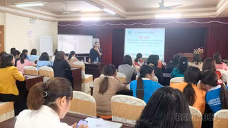 65 đại biểu được tập huấn nâng cao năng lực vận hành Tổ truyền thông cộng đồng