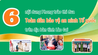 6 nội dung Phong trào thi đua "Toàn dân bảo vệ an ninh Tổ quốc" trên địa bàn tỉnh Lào Cai