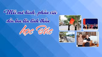 Mỗi mô hình, phần việc đều lan tỏa tinh thần học Bác
