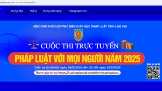 Lào Cai triển khai các cuộc thi tìm hiểu pháp luật trực tuyến