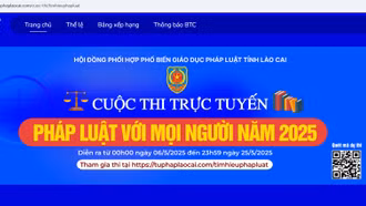 Lào Cai triển khai các cuộc thi tìm hiểu pháp luật trực tuyến