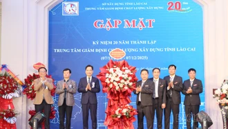 Trung tâm Giám định chất lượng xây dựng tỉnh gặp mặt kỷ niệm 20 năm thành lập