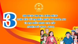 3 nội dung thi đua chào mừng cuộc bầu cử đại biểu Quốc hội khóa XVI và đại biểu HĐND các cấp (nhiệm kỳ 2026 - 2031)