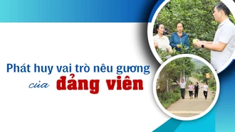 Phát huy vai trò nêu gương của đảng viên